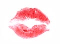 Red kiss Royalty Free Stock Photo
