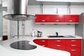 Red kitchen Royalty Free Stock Photo