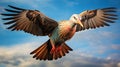 The Red Kite Majesty in Flight