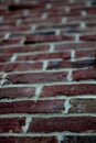 Red Klinker Brick - Close up / Blur Royalty Free Stock Photo