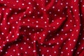 Red knit fabric Royalty Free Stock Photo