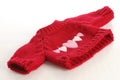 Red knit sweater Royalty Free Stock Photo