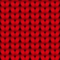 red knitted seamless pattern