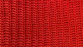 Red knitted wool fabric texture as background Royalty Free Stock Photo