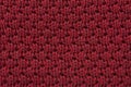 Red knitted wool fabric texture background Royalty Free Stock Photo