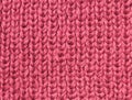 Red knitting texture Royalty Free Stock Photo