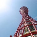 Red Kobe Port Tower Royalty Free Stock Photo