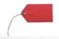 Red label Royalty Free Stock Photo
