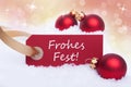 Red Label with Frohes Fest