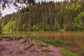 Red Lake in Romania Lacul Rosu