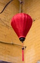 Red lantern at old house in Hoi An, Vietnam Royalty Free Stock Photo