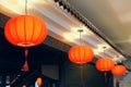 Red lanterns Royalty Free Stock Photo