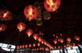 Red lanterns, oriental charm