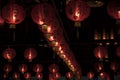 Red lanterns, oriental charm