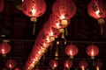 Red lanterns, oriental charm