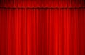 Red large luxury clean velvet Royalty Free Stock Photo