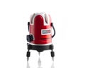 Red laser level tool,  on white Royalty Free Stock Photo