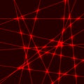 Red laser light beam Royalty Free Stock Photo