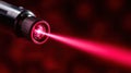 A red laser pointer. Royalty Free Stock Photo