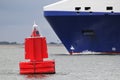 Red lateral buoy Royalty Free Stock Photo