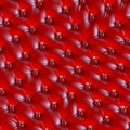 Red latex nipple design chesterfield upholstery