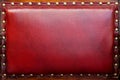 Red leather back Royalty Free Stock Photo