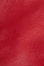 Red leather background macro photo. Red leather texture vertical photo Royalty Free Stock Photo