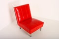 Red leather chair Royalty Free Stock Photo