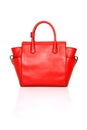 Red Leather Ladies handbag