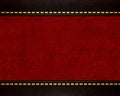 Red leather texture background Royalty Free Stock Photo