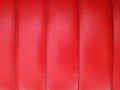 Red leather texture background Upholstery close up Royalty Free Stock Photo