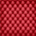 Red leather upholstery. Royalty Free Stock Photo