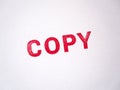 Red Legal Copy Stamp