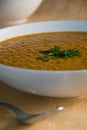 Red lentil soup Royalty Free Stock Photo