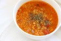 Red lentil soup Royalty Free Stock Photo