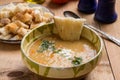 Red lentil soup Royalty Free Stock Photo