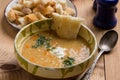 Red lentil soup Royalty Free Stock Photo