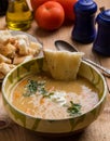 Red lentil soup Royalty Free Stock Photo