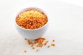 Red lentils Royalty Free Stock Photo