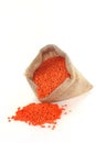 Red Lentils Royalty Free Stock Photo