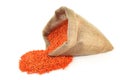 Red Lentils Royalty Free Stock Photo