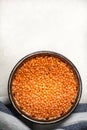 Red lentil Royalty Free Stock Photo