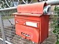 Mailbox with flyers Royalty Free Stock Photo