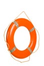 Red life buoy Royalty Free Stock Photo