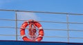 Red lifebuoy Royalty Free Stock Photo