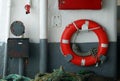 Red lifebuoy Royalty Free Stock Photo