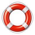 Red lifesaver belt Royalty Free Stock Photo