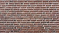 Red And Light Brown Massive Cinderblock Wall Exterior In Summer Sunshine Full Frame Photo
