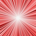 Red light burst Royalty Free Stock Photo