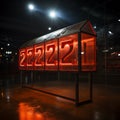 Twenty-two 70: A Futuristic Confessional In Neon Letter Box Lighting